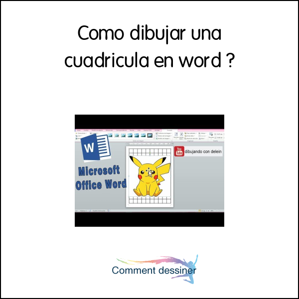 Como dibujar una cuadricula en word